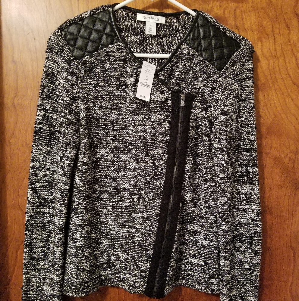 Whbm Moto style cardigan